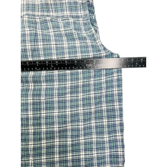 Vintage Faded Glory Sleeveless Shirt Womens Size Large Plaid Grunge Button Front - Picture 6 of 8